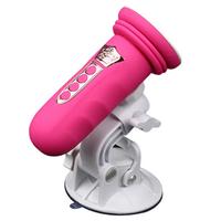 Sexual World The Sex Machine With Dildo Realistik Penis Uyumlu Sex Makinesi-Pink