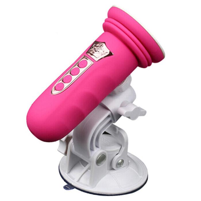 Sexual World The Sex Machine With Dildo Realistik Penis Uyumlu Sex Makinesi-Pink