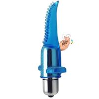 Sexual World To Me Finger Vibe Black Parmak Vibratör-Blue