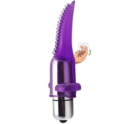 Sexual World To Me Finger Vibe Black Parmak Vibratör-Purple