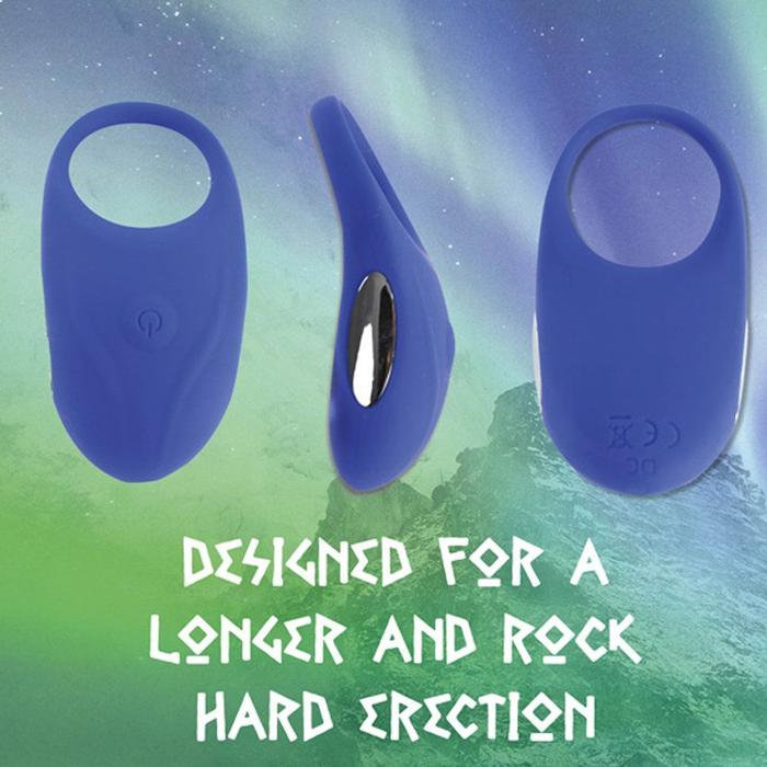 Feelztoys Thor Cock Ring Blue Titreşimli Penis Halkası
