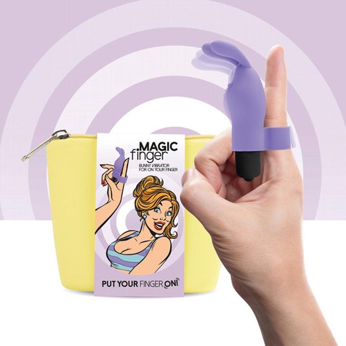 FeelzToyz Magic Finger Vibe Parmak Vibratör-Lilac