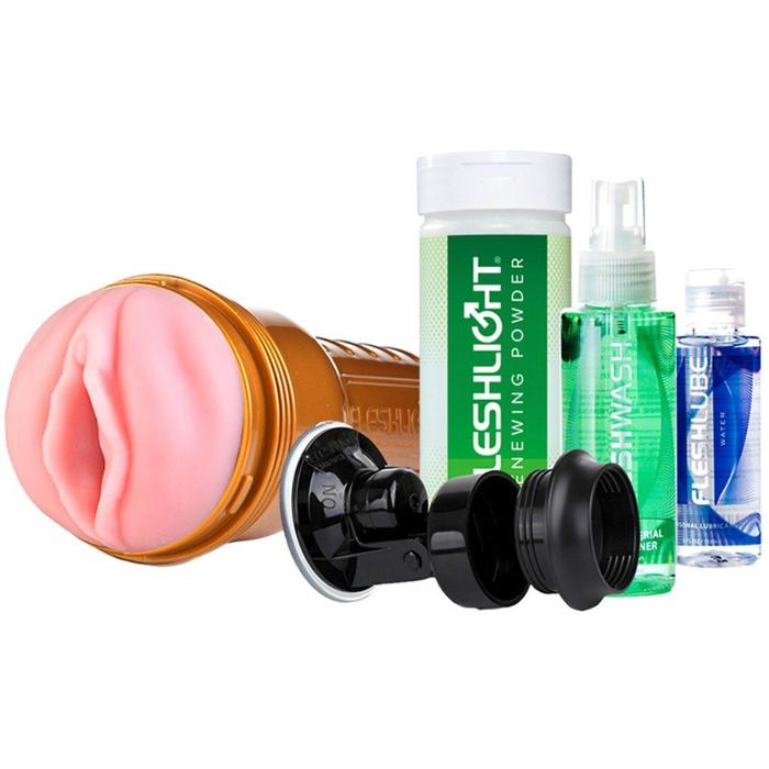 Fleshlight Girls Go Pink Stamina Lady Value Pack Vantuzlu Vajina Mastürbatör