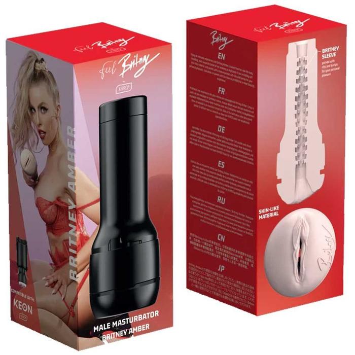 Kiiroo Star Collection Strokers Feel Britney Amber Masturbator