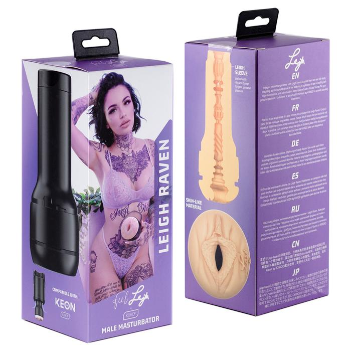 Kiiroo Star Collection Strokers Feel Leigh Raven Masturbator