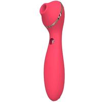 KissToy Polly Plus 2 In 1 Emiş Güçlü Klitoral Vibratör-Red
