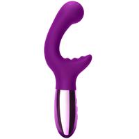 Le Wand XO Double Motor Wave Rechargeable Dual Stimulation Vibrator-Purple