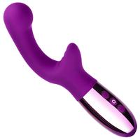 Le Wand XO Double Motor Wave Rechargeable Dual Stimulation Vibrator-Purple