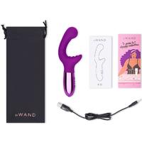 Le Wand XO Double Motor Wave Rechargeable Dual Stimulation Vibrator-Purple