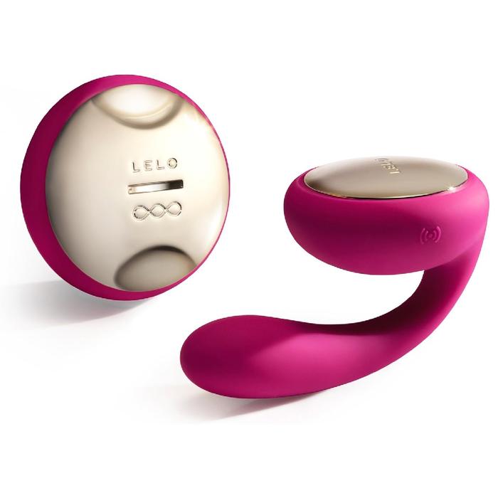 Lelo İda Remote Control Couple Rotating Massager Cerise