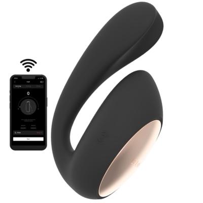 Lelo İda Wave Dual Stimulation Massager Black Telefon Kontrollü Vibratör
