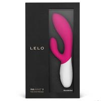 Lelo İna Wave 2 Cerise G-Spot Hareketli Rabbit Vibratör