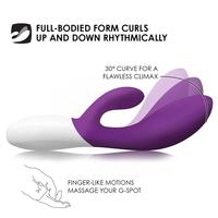 Lelo İna Wave 2 Plum G-Spot Hareketli Rabbit Vibratör