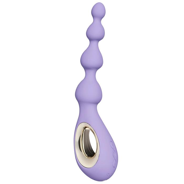 Lelo Soraya Beads Şarj Edilebilir Silikon Anal Boncuk Vibratör-Lila
