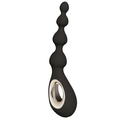 Lelo Soraya Beads Şarj Edilebilir Silikon Anal Boncuk Vibratör-Siyah