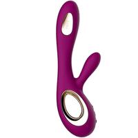 Lelo Soraya Wave Rabbit Dual-Action Vibrator Deep Rose