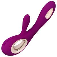 Lelo Soraya Wave Rabbit Dual-Action Vibrator Deep Rose