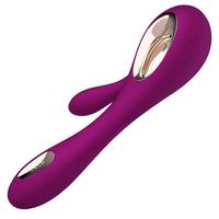 Lelo Soraya Wave Rabbit Dual-Action Vibrator Deep Rose