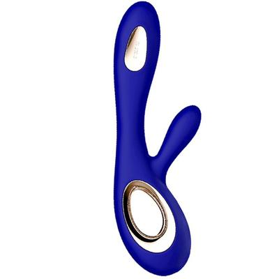 Lelo Soraya Wave Rabbit Dual-Action Vibrator Night Blue