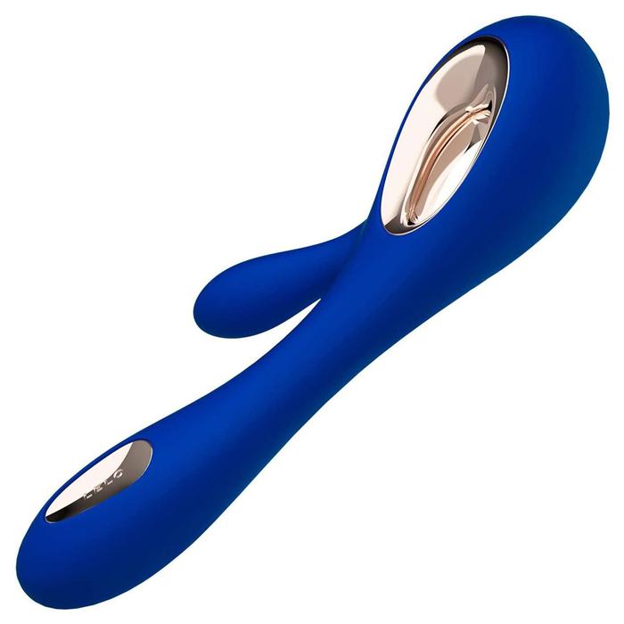 Lelo Soraya Wave Rabbit Dual-Action Vibrator Night Blue