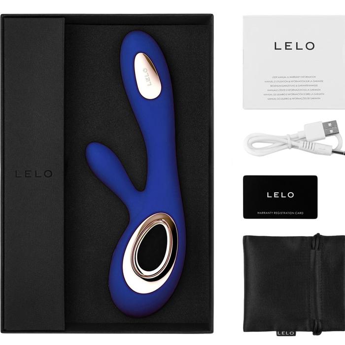 Lelo Soraya Wave Rabbit Dual-Action Vibrator Night Blue