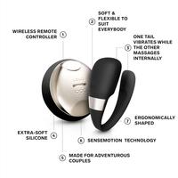 Lelo Tiani 3 Remote-Controlled Couples Massager Vibratör Black