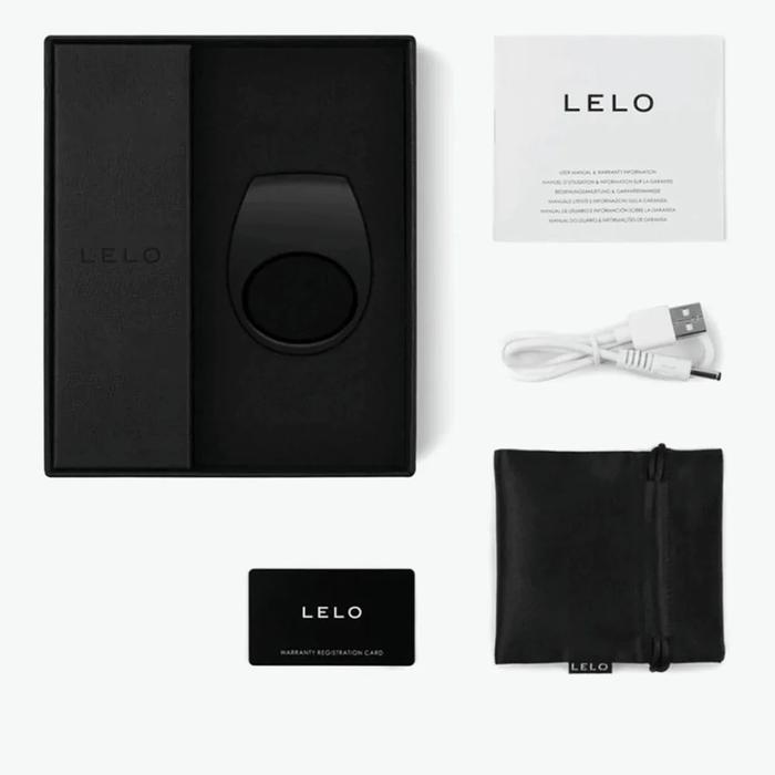 Lelo Tor 2 Vibrating Cock Ring Black Titreşimli Penis Halkası