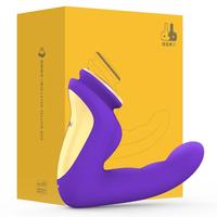 Leten Finger Isıtılabilir G-Spot Orgazm Vibratör-Purple