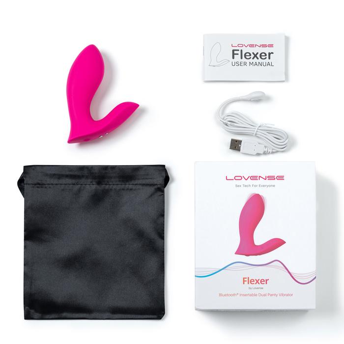 Lovense Flexer Insertable Dual Panty Vibrator