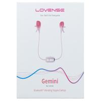 Lovense Gemini Uygulama Kontrollü Titreşimli Meme Ucu Vibratör