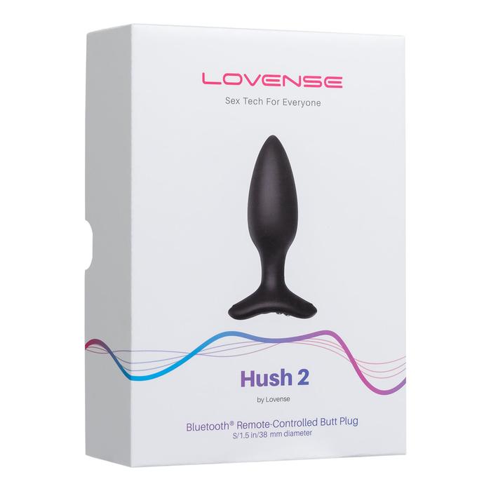 Lovense Hush 2 Small 38 mm Telefon Kontrollü Titreşimli Anal Plug