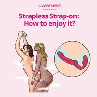 Lovense Lapis Uygulama Kontrollü Titreşimli Straplez Strapon