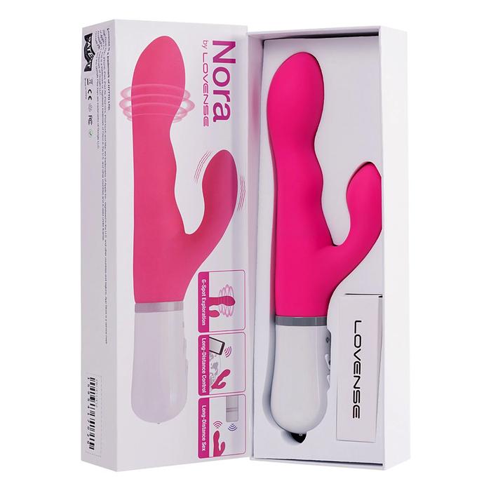 Lovense Nora The Original App Controlled Rotating Rabbit Vibrator