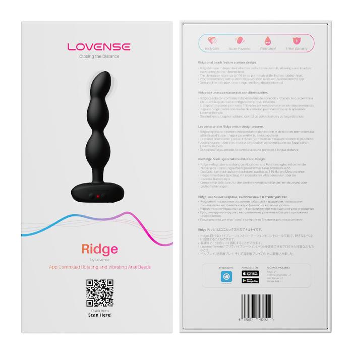Lovense Ridge Telefon Kontrollü ve Hareketli Anal Vibratör