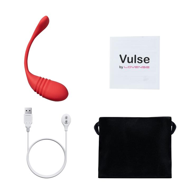 Lovense Vulse App-Controlleds Thrusting & Vibrating Egg Telefon Kontrollü Giyilebilir Vibratör