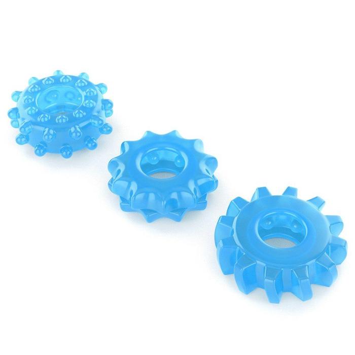 Lovetoy Lumino Play 3'lü Penis Halkası Set LV343010