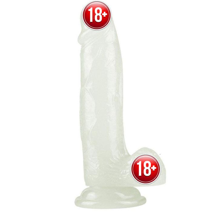 Lovetoy Lumino Play Jelly Dildo 19 cm Realistik Penis LV319020