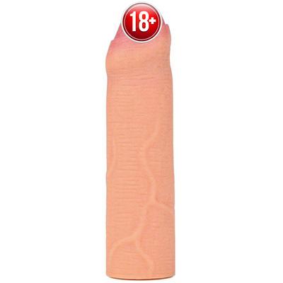 Lovetoy Nature Extender Penis Sleeve Platinum Silikon Gerçek Doku Sünnetsiz Penis Kılıfı LV4212
