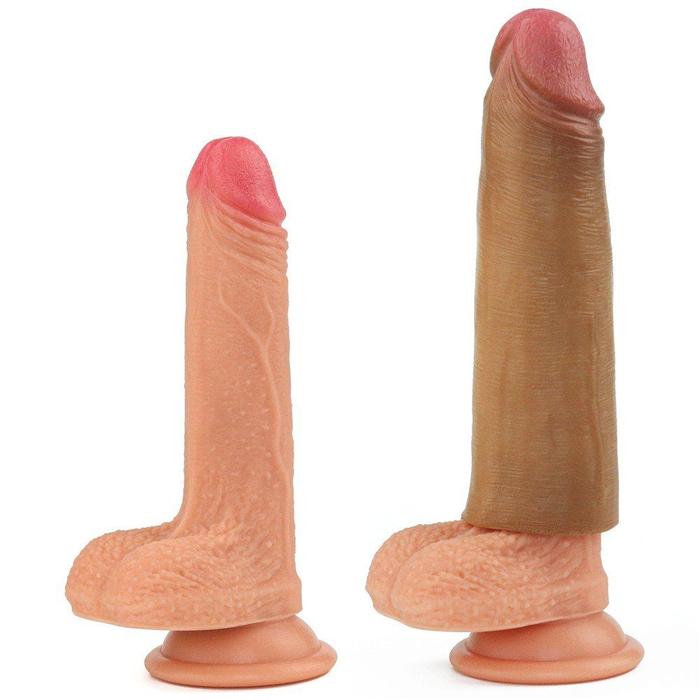 Lovetoy Nature Extender Penis Sleeve Platinum Silikon Gerçek Doku Penis Kılıfı LV4211B