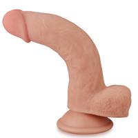 Lovetoy Sliding-Skin Dual Layered Dildo Deri Penetrasyon 20 cm Realistik Penis LV317002