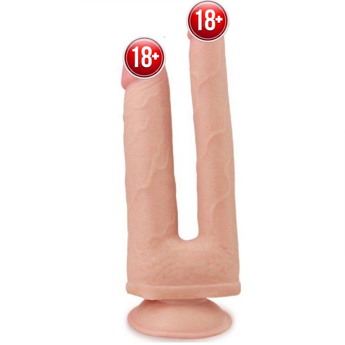 Lovetoy Sliding Skin Hareketli Deri Özellikli Çift Taraflı Realistik Penis LV313001