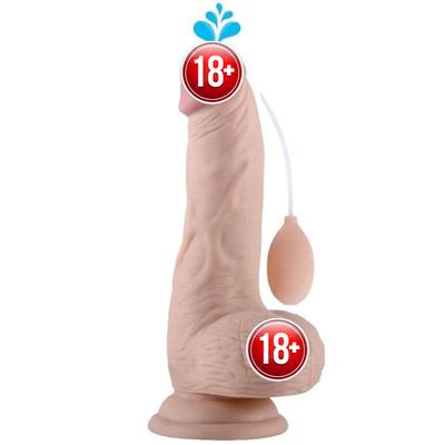 Lovetoy Soft Ejaculation Cock With Ball Dildo Boşalabilir Penis 20 cm LV316002