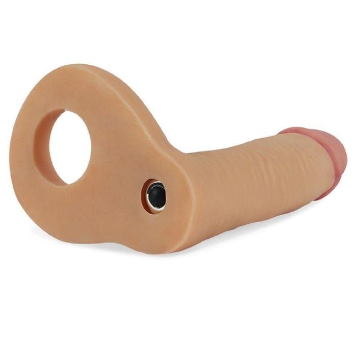 Lovetoy The Ultra Soft Double 14.7 cm Titreşimli Anal Penis LV1131