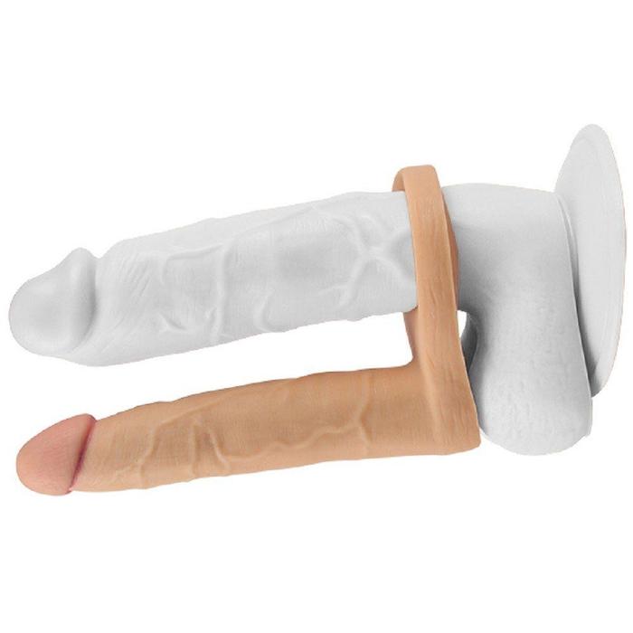 Lovetoy The Ultra Soft Double 15.8 cm Titreşimli Anal Penis LV1132