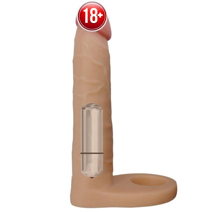 Lovetoy The Ultra Soft Double 17.8 cm Titreşimli Anal Penis LV1133
