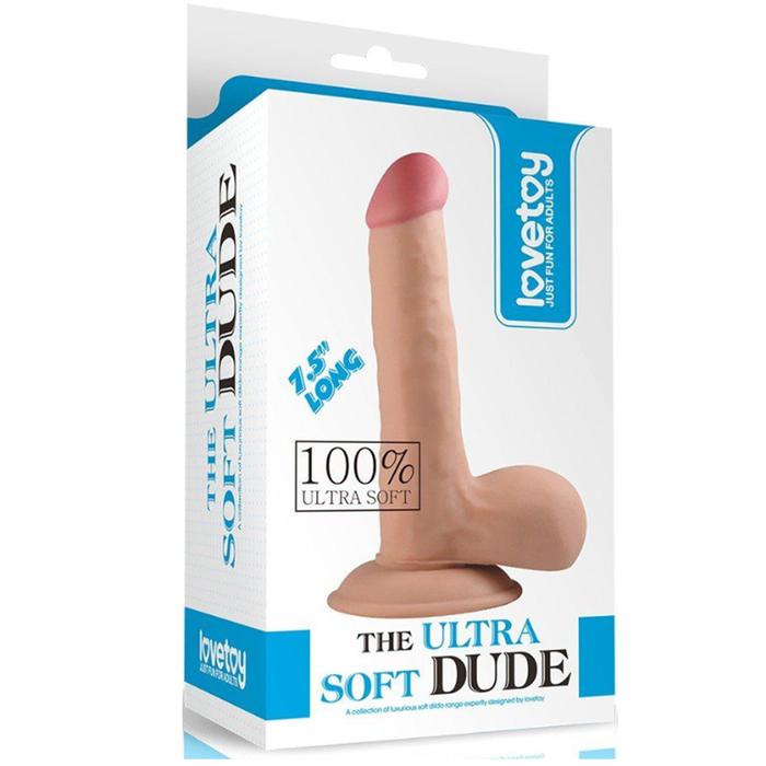 Lovetoy The Ultra Soft Dude Dildo 18 cm Realistik Penis LV1083