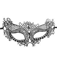 Merry See Black Lace Two Hallowen Mask Dantelli Göz Maskesi