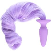 NS Novelties Unicorn Tails Pastel Purple Kuyruklu Anal Plug