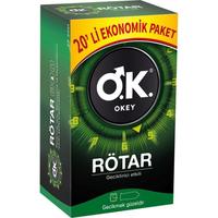 Okey Rötar 20'li Ekonomik Paket Prezervatif Kondom