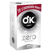 Okey Zero 20'li Ekonomik Paket Prezervatif Kondom